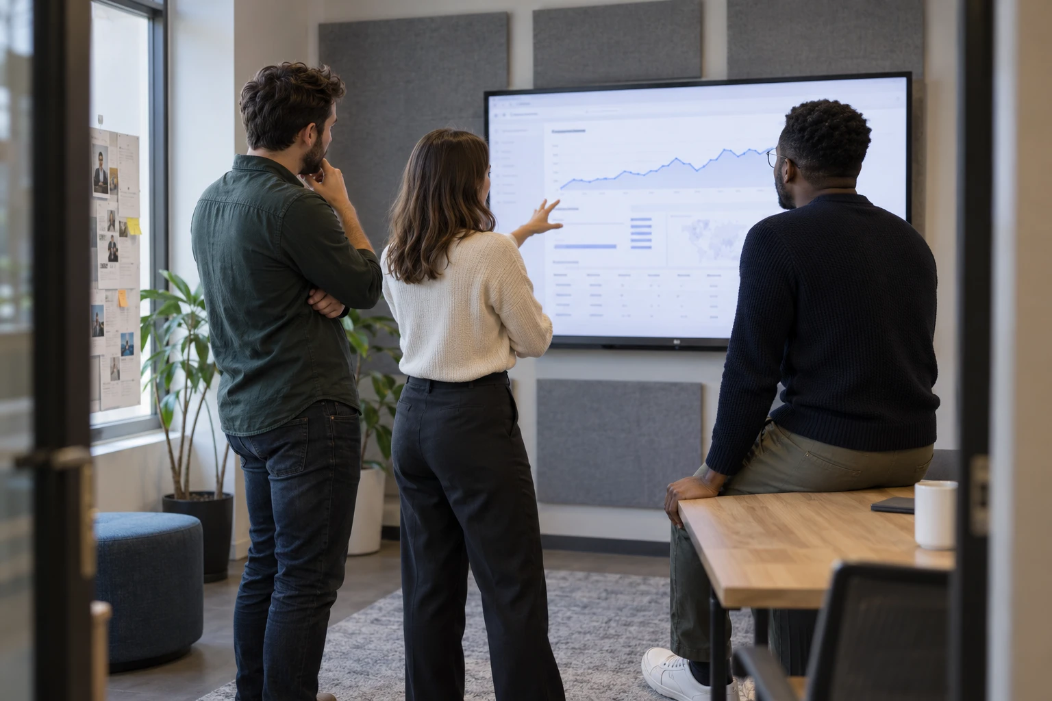 B2B marketing analytics firm: Consolidated marketing analytics reports working environment