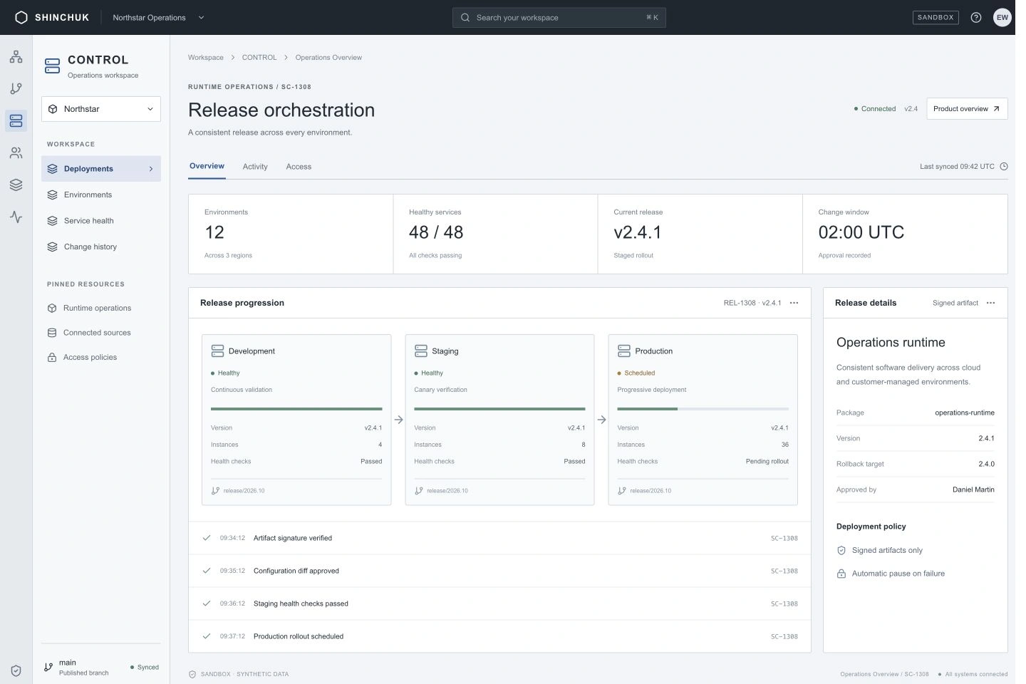 CONTROL workflow preview