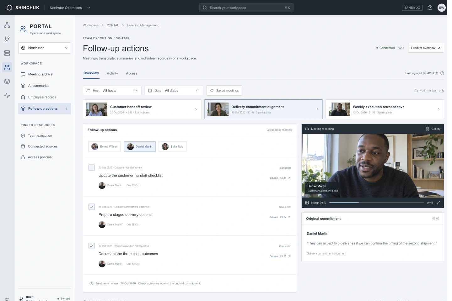 From One Situation to a Review of How the Organization Works